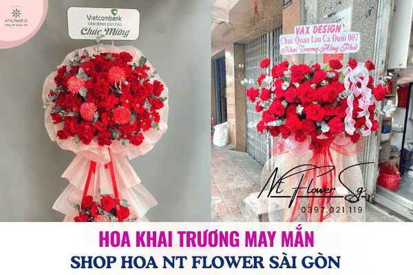 Các loại hoa khai trương mang lại may mắn – NT Flower Sài Gòn